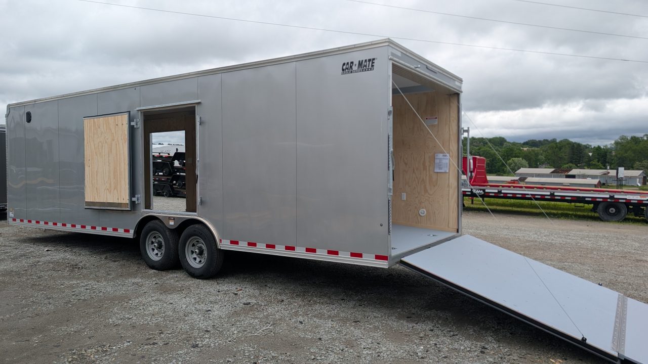 New 2026 Car Mate 8.5 x 28 HD Eagle Car Hauler w/ Ramp (12000# GVWR)