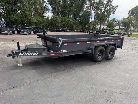 New 2026 Lamar Trailers 83" X 14' DG - 14K GENERAL DUT Dump Trailer