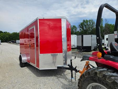 New 2026 Maximum Cargo Trailers 6X12 SA, 6'6  interior height, 3.5k axle, .080 polycore Cargo / Enclosed Trailer