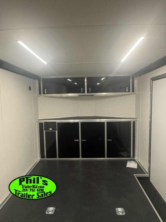New Haulmark HEAT 8.5X24 Car / Racing Trailer ENCLOSED CAR HAULER FINISHED INTERIOR WITH CABINETS!