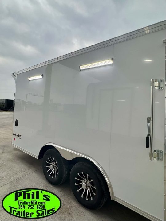New Haulmark HEAT 8.5X24 Car / Racing Trailer ENCLOSED CAR HAULER FINISHED INTERIOR WITH CABINETS!