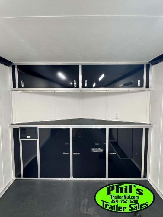 New Haulmark HEAT 8.5X24 Car / Racing Trailer ENCLOSED CAR HAULER FINISHED INTERIOR WITH CABINETS!