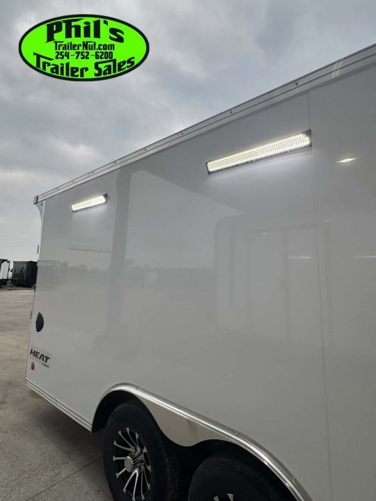 New Haulmark HEAT 8.5X24 Car / Racing Trailer ENCLOSED CAR HAULER FINISHED INTERIOR WITH CABINETS!