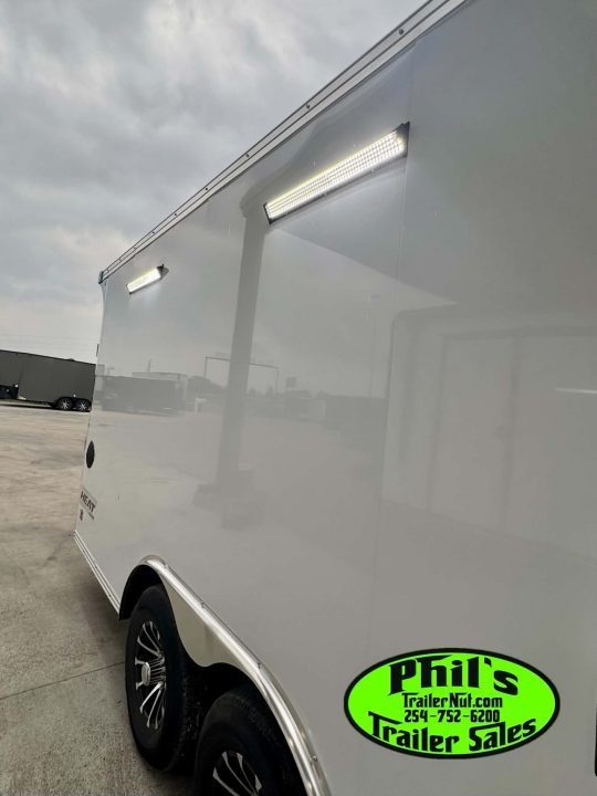 New Haulmark HEAT 8.5X24 Car / Racing Trailer ENCLOSED CAR HAULER FINISHED INTERIOR WITH CABINETS!