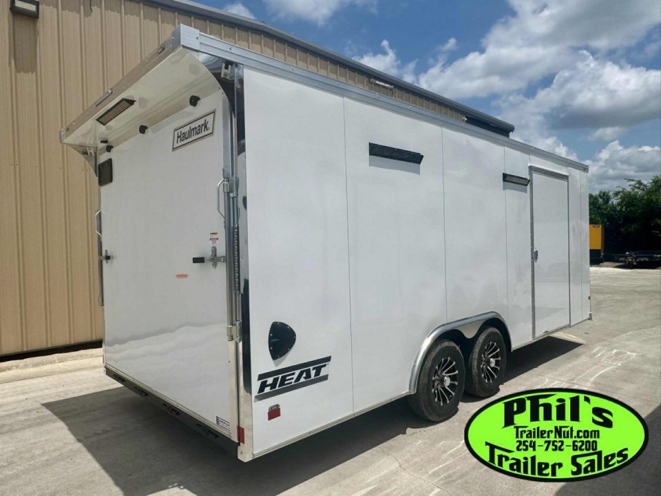 New Haulmark HEAT 8.5X24 Car / Racing Trailer ENCLOSED CAR HAULER FINISHED INTERIOR WITH CABINETS!