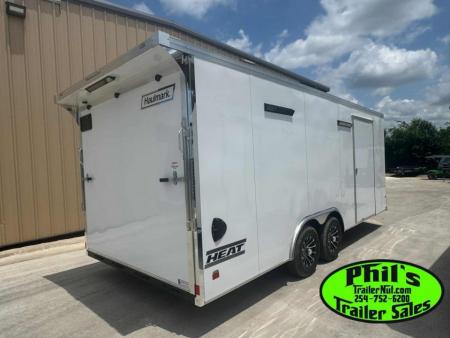 New Haulmark HEAT 8.5X24 Car / Racing Trailer ENCLOSED CAR HAULER FINISHED INTERIOR WITH CABINETS!