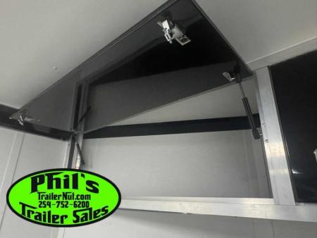New Haulmark HEAT 8.5X24 Car / Racing Trailer ENCLOSED CAR HAULER FINISHED INTERIOR WITH CABINETS!