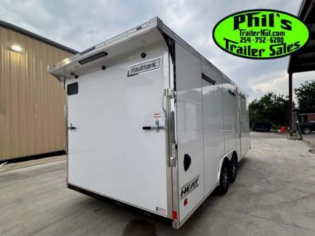New Haulmark HEAT 8.5X24 Car / Racing Trailer ENCLOSED CAR HAULER FINISHED INTERIOR WITH CABINETS!