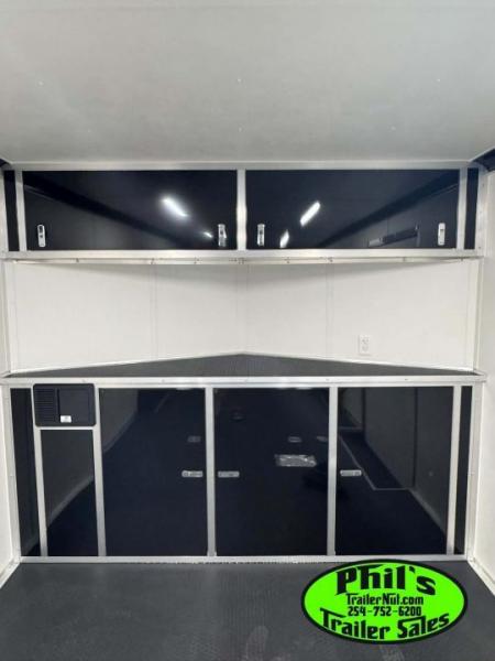 New Haulmark HEAT 8.5X24 Car / Racing Trailer ENCLOSED CAR HAULER FINISHED INTERIOR WITH CABINETS!