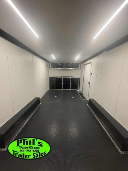 New Haulmark HEAT 8.5X24 Car / Racing Trailer ENCLOSED CAR HAULER FINISHED INTERIOR WITH CABINETS!