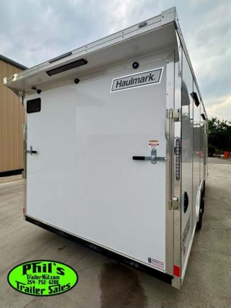 New Haulmark HEAT 8.5X24 Car / Racing Trailer ENCLOSED CAR HAULER FINISHED INTERIOR WITH CABINETS!