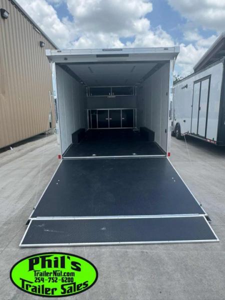 New Haulmark HEAT 8.5X24 Car / Racing Trailer ENCLOSED CAR HAULER FINISHED INTERIOR WITH CABINETS!