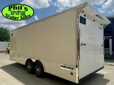 New Haulmark HEAT 8.5X24 Car / Racing Trailer ENCLOSED CAR HAULER FINISHED INTERIOR WITH CABINETS!