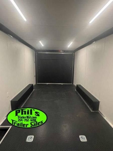 New Haulmark HEAT 8.5X24 Car / Racing Trailer ENCLOSED CAR HAULER FINISHED INTERIOR WITH CABINETS!