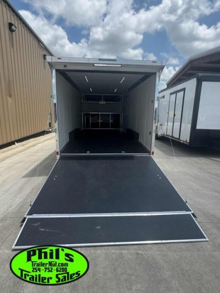 New Haulmark HEAT 8.5X24 Car / Racing Trailer ENCLOSED CAR HAULER FINISHED INTERIOR WITH CABINETS!