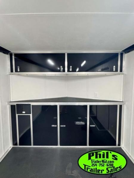 New Haulmark HEAT 8.5X24 Car / Racing Trailer ENCLOSED CAR HAULER FINISHED INTERIOR WITH CABINETS!