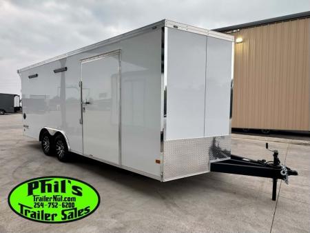 New Haulmark HEAT 8.5X24 Car / Racing Trailer ENCLOSED CAR HAULER FINISHED INTERIOR WITH CABINETS!