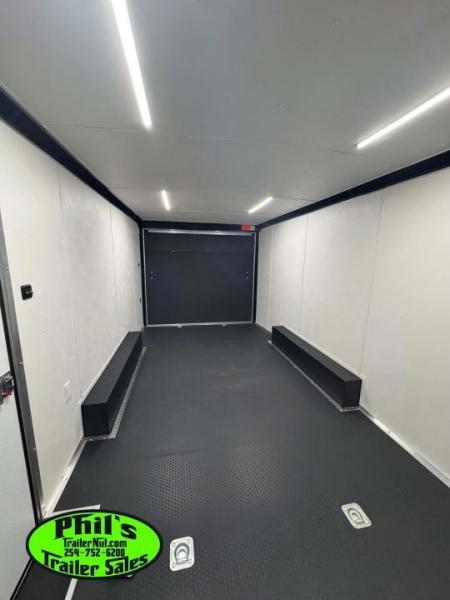 New Haulmark HEAT 8.5X24 Car / Racing Trailer ENCLOSED CAR HAULER FINISHED INTERIOR WITH CABINETS!
