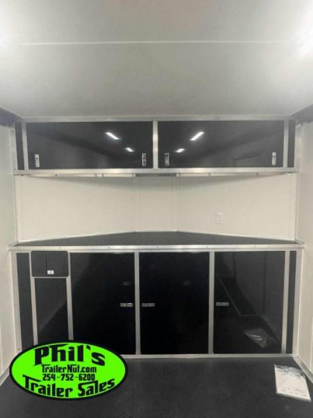 New Haulmark HEAT 8.5X24 Car / Racing Trailer ENCLOSED CAR HAULER FINISHED INTERIOR WITH CABINETS!