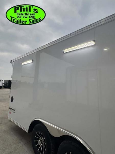 New Haulmark HEAT 8.5X24 Car / Racing Trailer ENCLOSED CAR HAULER FINISHED INTERIOR WITH CABINETS!