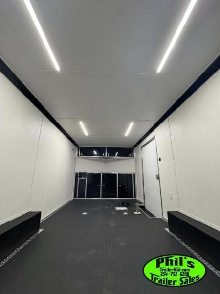 New Haulmark HEAT 8.5X24 Car / Racing Trailer ENCLOSED CAR HAULER FINISHED INTERIOR WITH CABINETS!