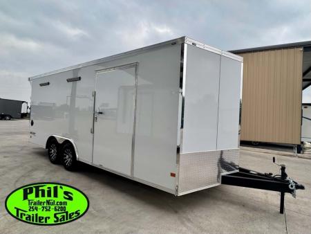 New Haulmark HEAT 8.5X24 Car / Racing Trailer ENCLOSED CAR HAULER FINISHED INTERIOR WITH CABINETS!