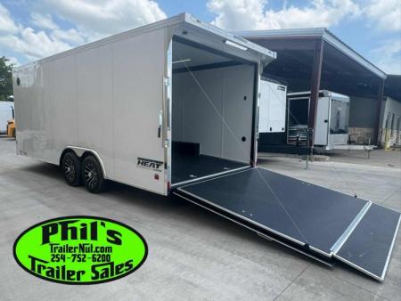 New Haulmark HEAT 8.5X24 Car / Racing Trailer ENCLOSED CAR HAULER FINISHED INTERIOR WITH CABINETS!