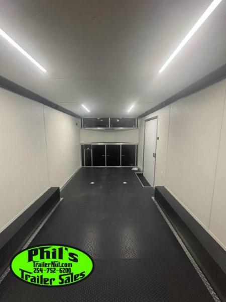 New Haulmark HEAT 8.5X24 Car / Racing Trailer ENCLOSED CAR HAULER FINISHED INTERIOR WITH CABINETS!