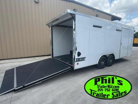 New Haulmark HEAT 8.5X24 Car / Racing Trailer ENCLOSED CAR HAULER FINISHED INTERIOR WITH CABINETS!