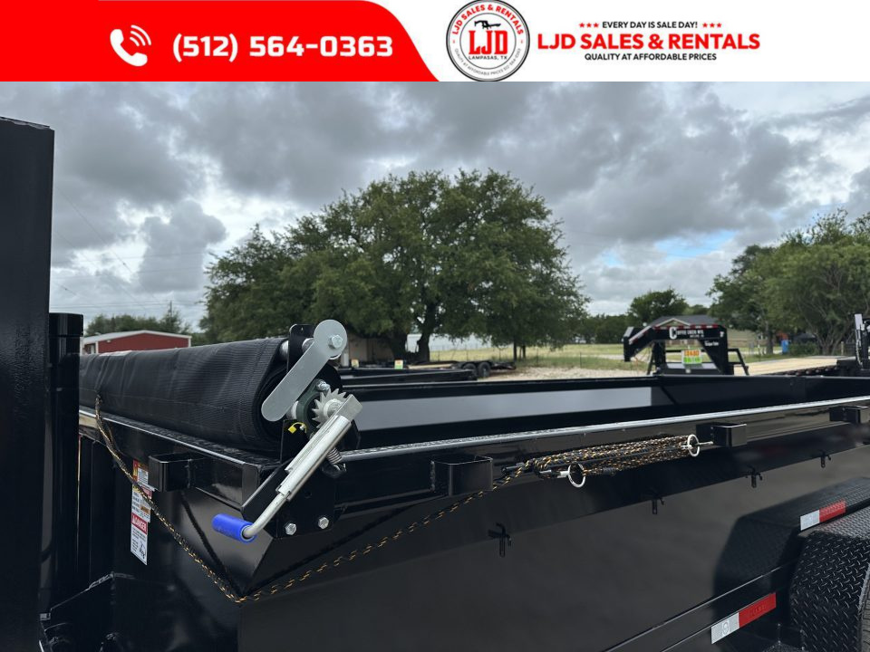 New 2026 US Built - 16 x 2 - 16K GVWR- Gooseneck Dump Trailer - Spreader Gate