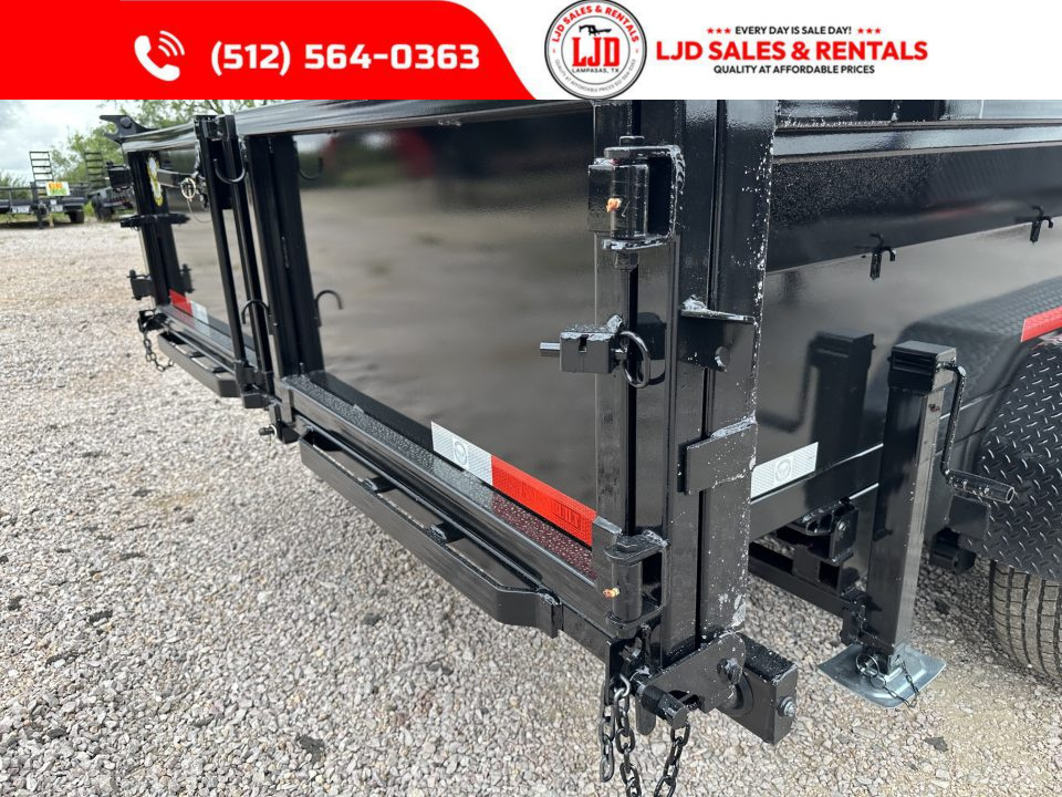 New 2026 US Built - 16 x 2 - 16K GVWR- Gooseneck Dump Trailer - Spreader Gate