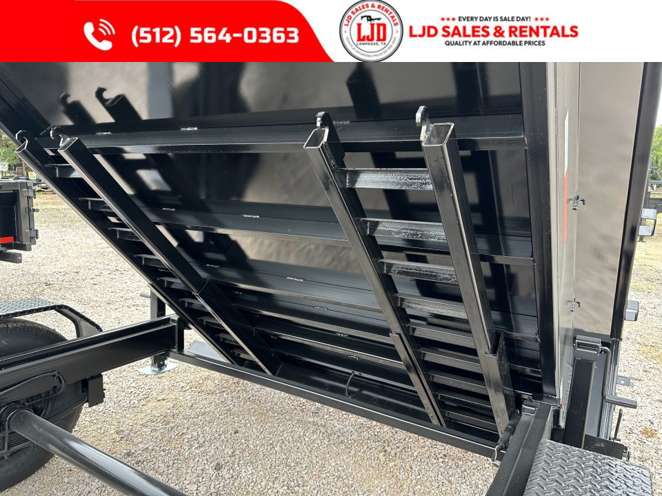 New 2026 US Built - 16 x 2 - 16K GVWR- Gooseneck Dump Trailer - Spreader Gate