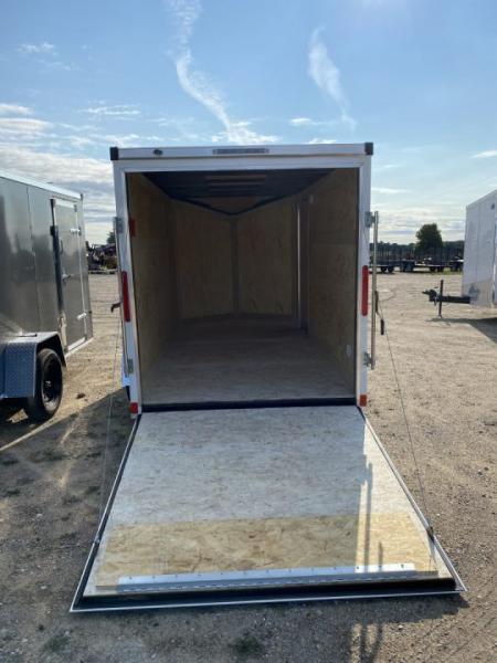 New 2026 Stealth Trailers 6X12 WHITE W RAMP 3K Cargo / Enclosed Trailer