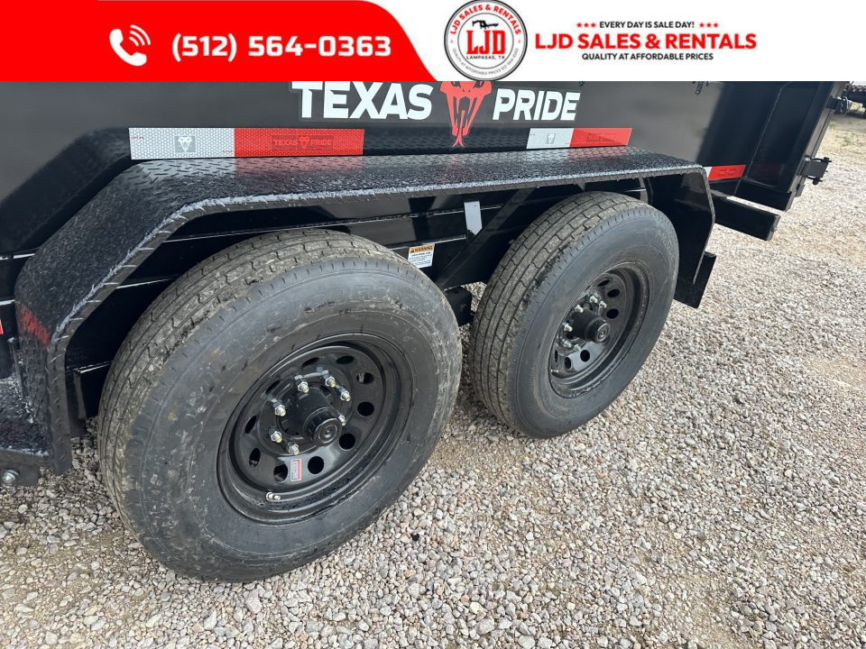 New 2026 Texas Pride - 7' X 14' X 2' - Ramps - 14K Dump Trailer