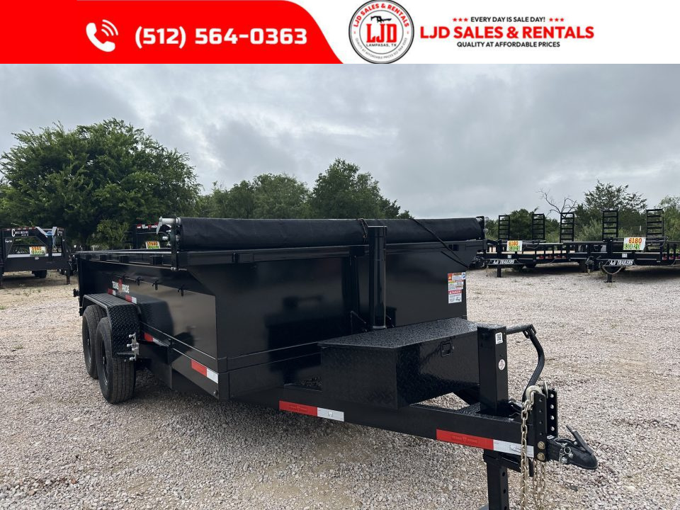 New 2026 Texas Pride - 7' X 14' X 2' - Ramps - 14K Dump Trailer