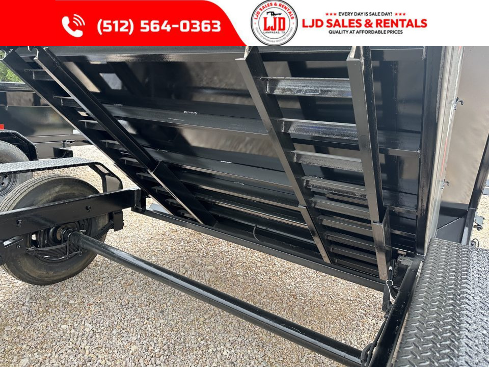 New 2026 Texas Pride - 7' X 14' X 2' - Ramps - 14K Dump Trailer