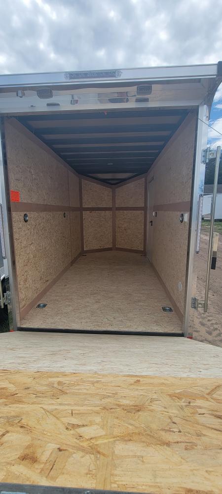 New 2026 Stealth Trailers 6X12 WHITE 3K W/SPOILER 7FT TALL Cargo / Enclosed Trailer