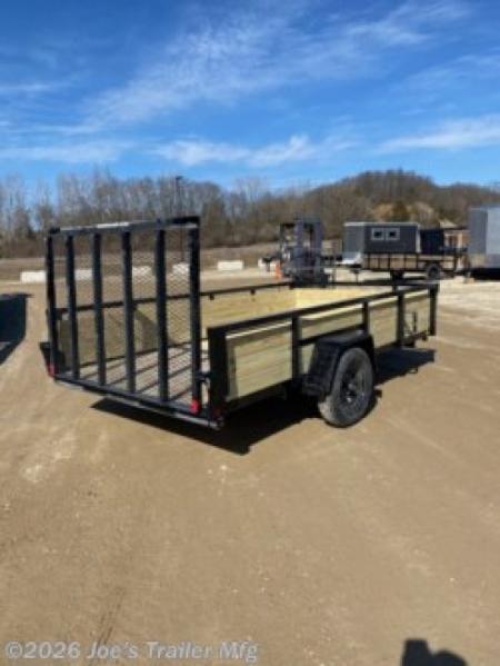 New 2026 H&H Trailers H-WS8212-030 82x12 2990 GVWR Wood Side Utility Trailer