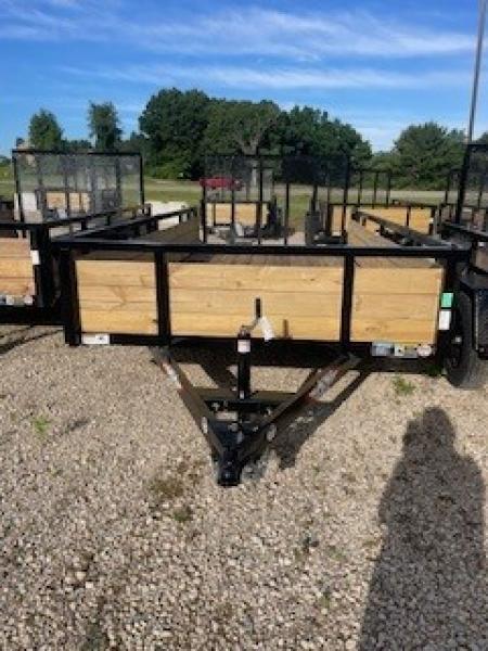New 2026 H&H Trailers WS8214 82x14 2990 GVWR Wood Side Utility Trailer