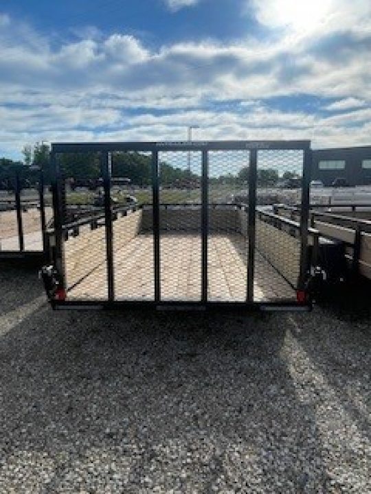 New 2026 H&H Trailers WS8214 82x14 2990 GVWR Wood Side Utility Trailer