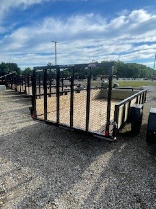 New 2026 H&H Trailers WS8214 82x14 2990 GVWR Wood Side Utility Trailer
