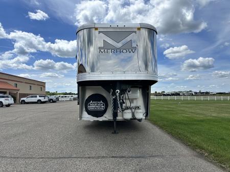 Used 2023 Merhow Trailers 3H LQ Horse Trailer