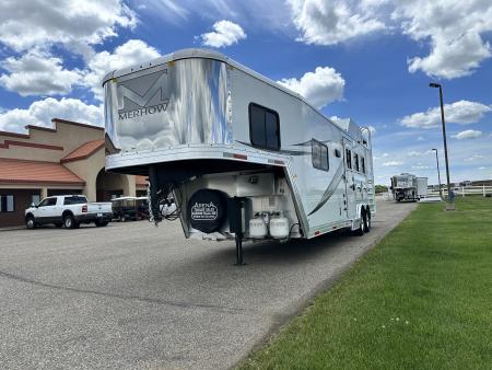 Used 2023 Merhow Trailers 3H LQ Horse Trailer