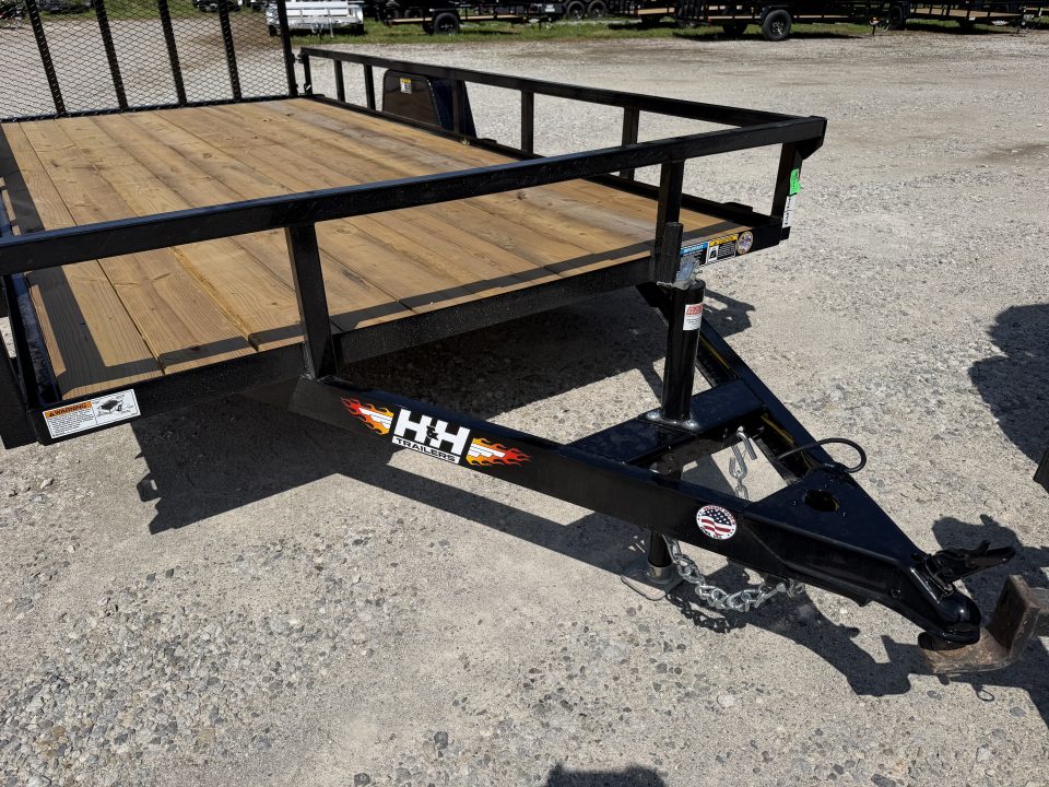 New 2026 H&H Trailers 82X14 Utility Trailer 3.5K