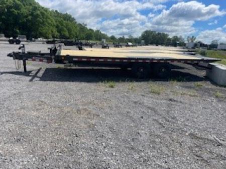 New 2027 Iron Bull 102x22 14000 GVWR Tilt Deck Dual Cylinder Tilt Trailer
