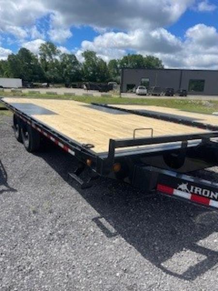 New 2027 Iron Bull 102x22 14000 GVWR Tilt Deck Dual Cylinder Tilt Trailer