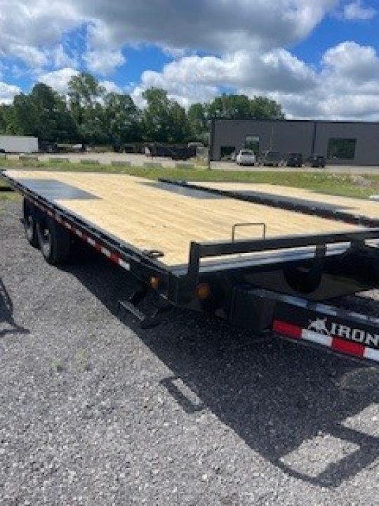 New 2027 Iron Bull 102x22 14000 GVWR Tilt Deck Dual Cylinder Tilt Trailer