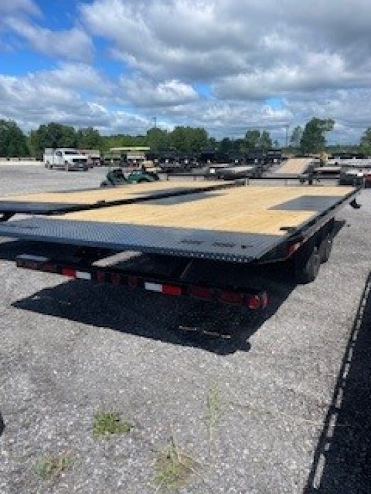 New 2027 Iron Bull 102x22 14000 GVWR Tilt Deck Dual Cylinder Tilt Trailer