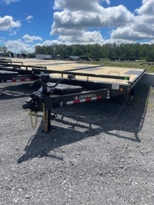 New 2027 Iron Bull 102x22 14000 GVWR Tilt Deck Dual Cylinder Tilt Trailer