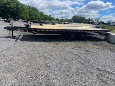 New 2027 Iron Bull 102x22 14000 GVWR Tilt Deck Dual Cylinder Tilt Trailer